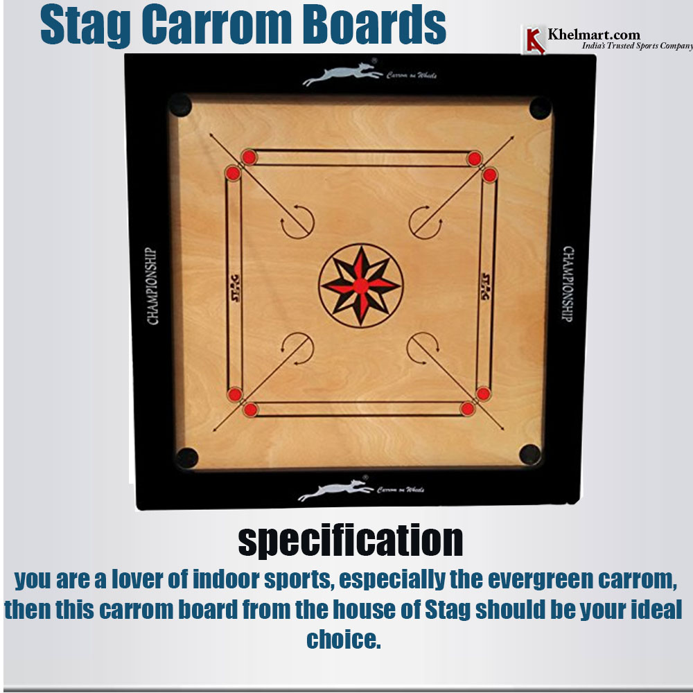 stag carrom board